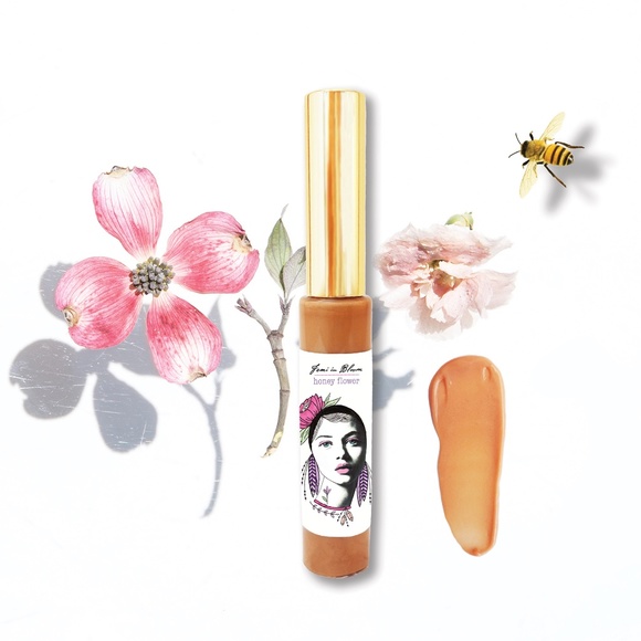Natural Honey Nude Glow Organic Lip Gloss Plumper Treatment - Picture 1 of 11